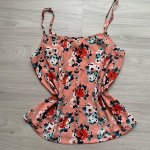 L.A. Hearts by PacSun Coral Floral Tank Top 💗